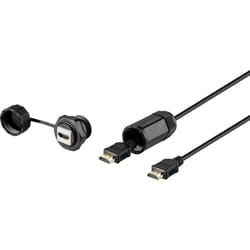 Renkforce RF-3770958 câble HDMI 1 m HDMI Type A (Standard) Noir