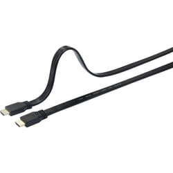 Câble de raccordement Speaka Professional SP-7541956 5.00 m noir C631601