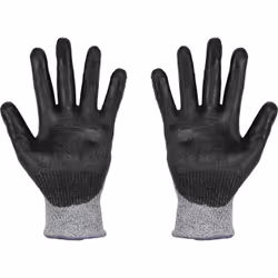 Toolcraft TO-5621610 Gant de protection Gris Polyester, Polyuréthane, Synthétique 2 pièce(s)