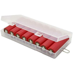 SBC-024 Boîte de piles 8x 18650 (l x l x h) 156 x 78 x 25 mm C652681 - Soshine