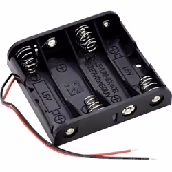 Informations techniques Longueur du câble : 160 mm Informations techniques Adapté pour taille de pile : LR6 (AA) Connexion (p ...