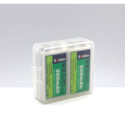 SBC-018 Boîte de piles 2x 6LR61 (9 v) (l x l x h) 54 x 52 x 19 mm C652441 - Soshine