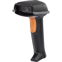 Renkforce LS6302J Lecteur de code barre portable 1D/2D LED Noir, Orange