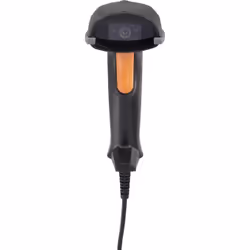 Renkforce LS6302J Lecteur de code barre portable 1D/2D LED Noir, Orange
