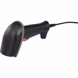 Renkforce LS6302J Lecteur de code barre portable 1D/2D LED Noir, Orange