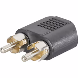 SpeaKa Professional SP-7869756, 2 x RCA, 3,5 mm, Noir