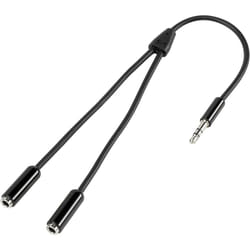 SpeaKa Professional SP-7870032 câble audio 0,2 m 3,5mm 2 x 3.5mm Noir
