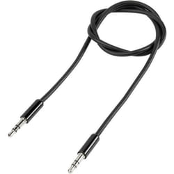 Câble de raccordement jack 35 mm Speaka Professional SuperSoft noir 1 m SpeaKa Professional SP-7870044 [1x Jack mâle 3