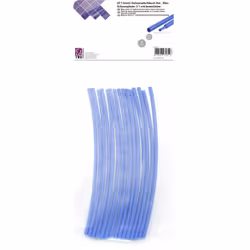 Conrad T1902CA020, Gaine thermorétrécissable, Bleu, Polyéthylène, 15 pièce(s), 125 °C, Sac en polyéthylène