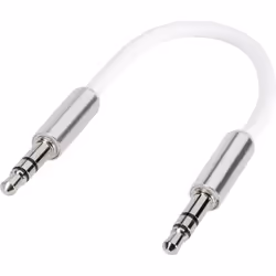 SpeaKa Professional SP-7870076, 3,5mm, Mâle, 3,5mm, Mâle, 0,1 m, Blanc