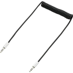 Câble de raccordement SpeaKa Professional SP-7870092 Jack audio [1x Jack mâle 3.5 mm - 1x Jack mâle 3.5 mm] 1.00 m noir