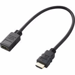 SpeaKa Professional SP-7870100, 0,3 m, HDMI Type A (Standard), HDMI Type A (Standard), Compatibilité 3D, 10,2 Gbit/s, Noir
