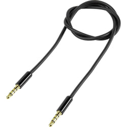 SpeaKa Professional SP-7870120 câble audio 1 m 3,5mm Noir