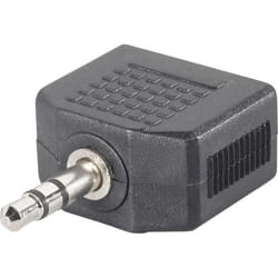 SpeaKa Professional SP-7870244 changeur de genre de câble 3.5 mm 2 x 3,5 mm Noir