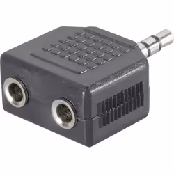 SpeaKa Professional SP-7870244 changeur de genre de câble 3.5 mm 2 x 3,5 mm Noir