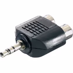 SpeaKa Professional SP-7870248, 3.5 mm, 2 x RCA, Noir