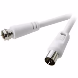 SpeaKa Professional SP-7870452, 10 m, F, F, Blanc