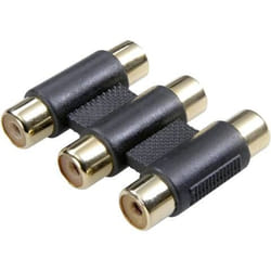 SpeaKa Professional SP-7870664 changeur de genre de câble RCA Noir