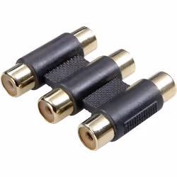 SpeaKa Professional SP-7870664 changeur de genre de câble RCA Noir
