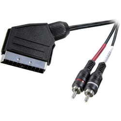 SpeaKa Professional SP-7870676 câble audio 2 m SCART 2 x RCA Noir
