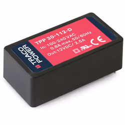 Traco Power TPP 30-112-D, 38,1 mm, 29,2 mm, 73,3 mm, 106 g, 30 W, 85 - 264 V
