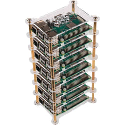 Joy-it - RB-Case+19 Boîtier pour ordinateur monocarte Convient pour (kits de développement): Raspberry Pi verre acrylique