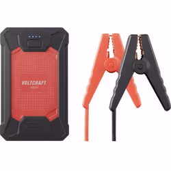 Description générale Les aides au démarrage 600 A de VOLTCRAFT comprennent une batterie de 7,2 Ah, idéale pour démarrer des m ...