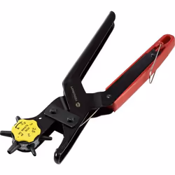 Toolcraft TO-6425610 poinçonneuse Pince à percer rotative 6 pièce(s) 2,2.5,3,3.5,4,4.5 mm Acier au carbone, Acier Noir 1 pièce(s)