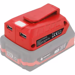 Toolcraft TO-6448065 adaptateur de puissance & onduleur Universel Rouge
