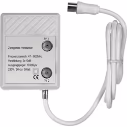 AMPLIFICATEUR HIFI  Amplificateur TV Renkforce RF-4318094 2 voies 20 dB 1 pc(s)
