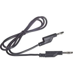 VOLTCRAFT Cordon de mesure Banane mâle 4 mm Banane mâle 4 mm 1.00 m noir 1 pc(s)