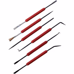 Toolcraft TO-6546771, Ensemble d'outils, Toutes marques, Noir, Métallique, Rouge, 6 pièce(s)