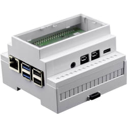 Axxatronic - Boîtier pour ordinateur monocarte Camdenboss CBRPI-DR-4-CLR-CON Convient pour (kits de développement): Raspberry Pi pou