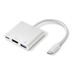 Renkforce RF-4366444 station d'accueil USB 3.2 Gen 1 (3.1 Gen 1) Type-C Blanc