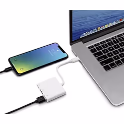 Renkforce RF-4366444 station d'accueil USB 3.2 Gen 1 (3.1 Gen 1) Type-C Blanc
