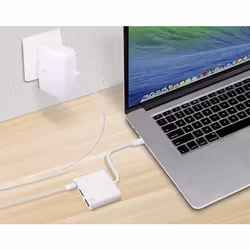 Renkforce RF-4366444 station d'accueil USB 3.2 Gen 1 (3.1 Gen 1) Type-C Blanc - Vue supplémentaire 5