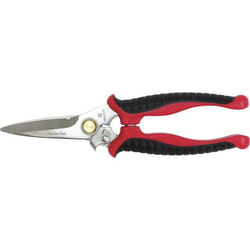 Toolcraft TO-6541344 ciseaux à bouts ronds Ciseaux pour loisirs créatifs Découpe droite Noir, Rouge, Acier inoxydable