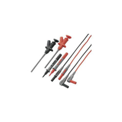 Voltcraft - MS-6 Set de cordons de mesure de sécurité Banane mâle 4 mm pointe de test 1.20 m noir, rouge 1 set