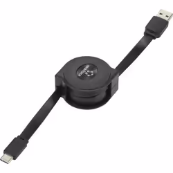 Renkforce RF-4352328 câble USB 0,8 m USB 3.2 Gen 1 (3.1 Gen 1) USB A USB C Noir