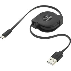 Renkforce RF-4352332 câble USB 0,8 m USB 2.0 USB A Micro-USB B Noir