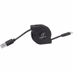Renkforce RF-4352332 câble USB 0,8 m USB 2.0 USB A Micro-USB B Noir