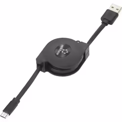 Renkforce RF-4352332 câble USB 0,8 m USB 2.0 USB A Micro-USB B Noir