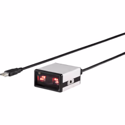 Renkforce RF-4353860 lecteur de code barres Lecteur de code barre fixe 1D/2D CMOS Noir, Argent