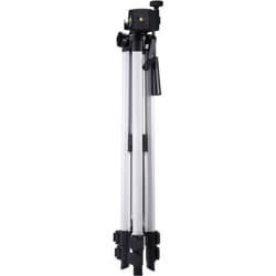 Toolcraft - Trépied 1/4 pouce Hauteur de travail=51 - 150 cm Silver Inox niveau à bulle