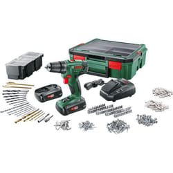 Bosch PSR 1800 + SystemBox 1350 tr/min Sans clé 1,2 kg Noir, Vert, Rouge
