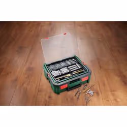 Bosch PSR 1800 + SystemBox 1350 tr/min Sans clé 1,2 kg Noir, Vert, Rouge