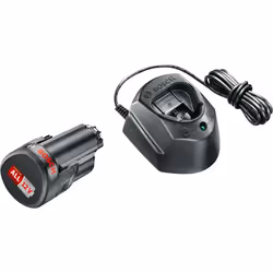 Bosch 1 600 A01 L3D, Ensemble de batterie et de chargeur, Lithium-Ion (Li-Ion), 1,5 Ah, 12 V, Bosch, Noir