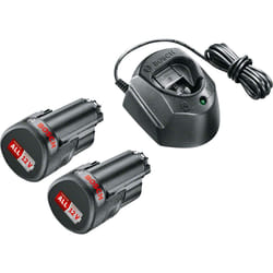 Batterie Bosch StarterSet PBA 12V; 12 V; 2x1,5 Ah + Chargeur GAL 1210 CV