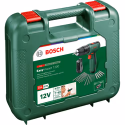 Perceuse à percussion sans fil Bosch EasyImpact 1200; 12 V; 2x1,5 Ah accu.