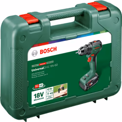 Bosch UniversalDrill 18V-60 1900 tr/min Sans clé 1,3 kg Noir, Vert